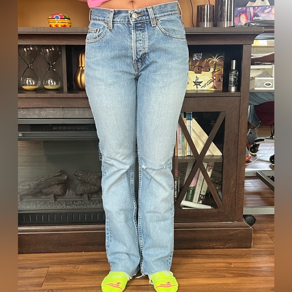 GAP Blue Straight Leg Jeans Classic Style